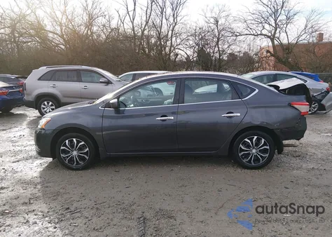 2014 Nissan Sentra S z USA, uszkodzony, nr VIN 3N1AB7AP8EL694212